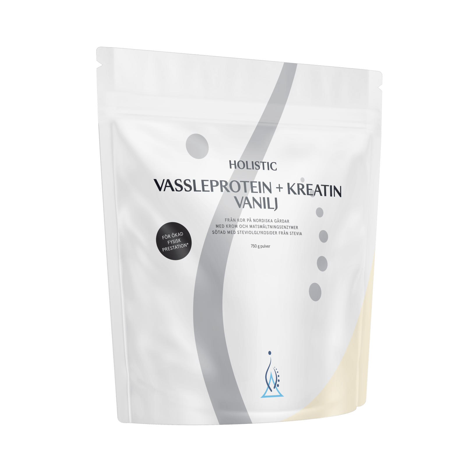 Holistic Vassleprotein + Kreatin Vanilj 750 g