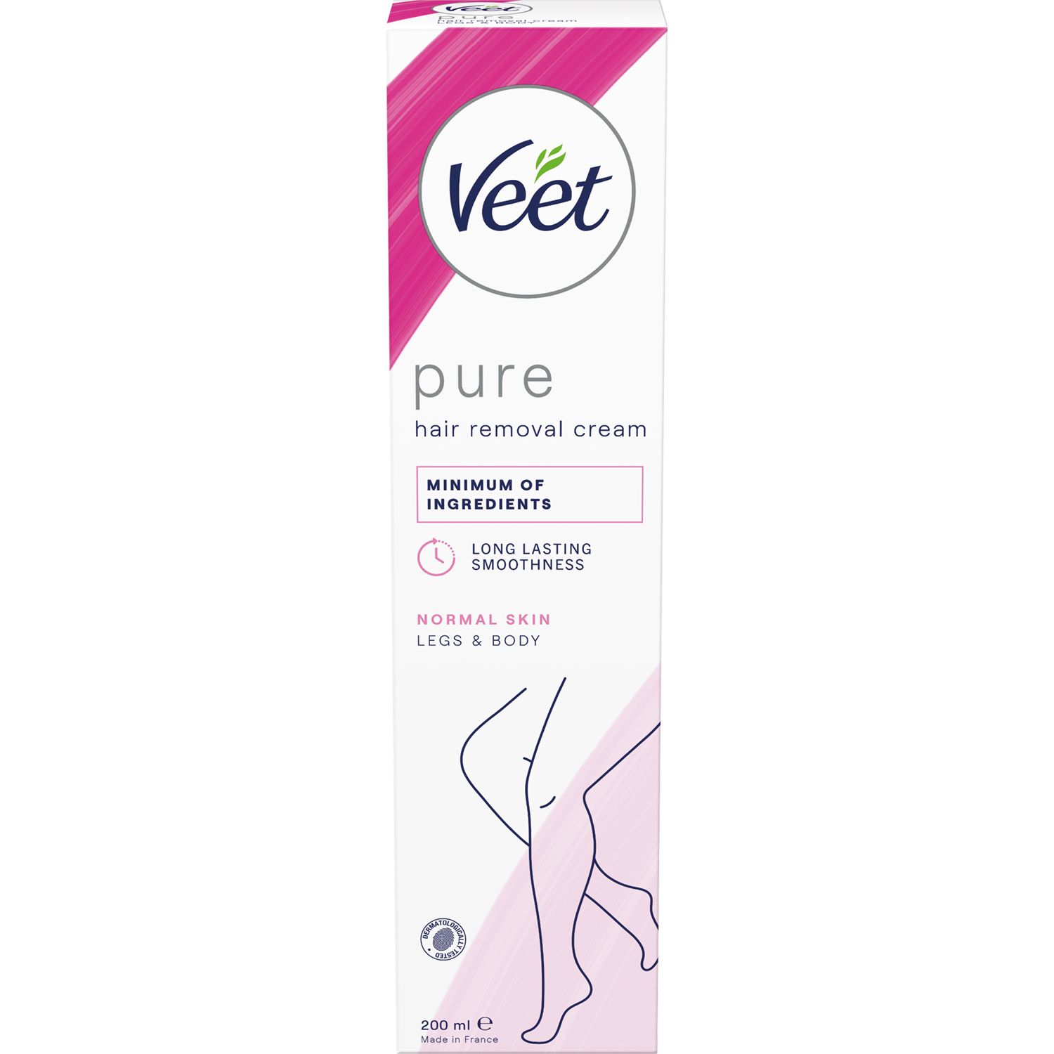 Veet Pure Hair Removal Cream Normal Skin Body & Legs 200 ml
