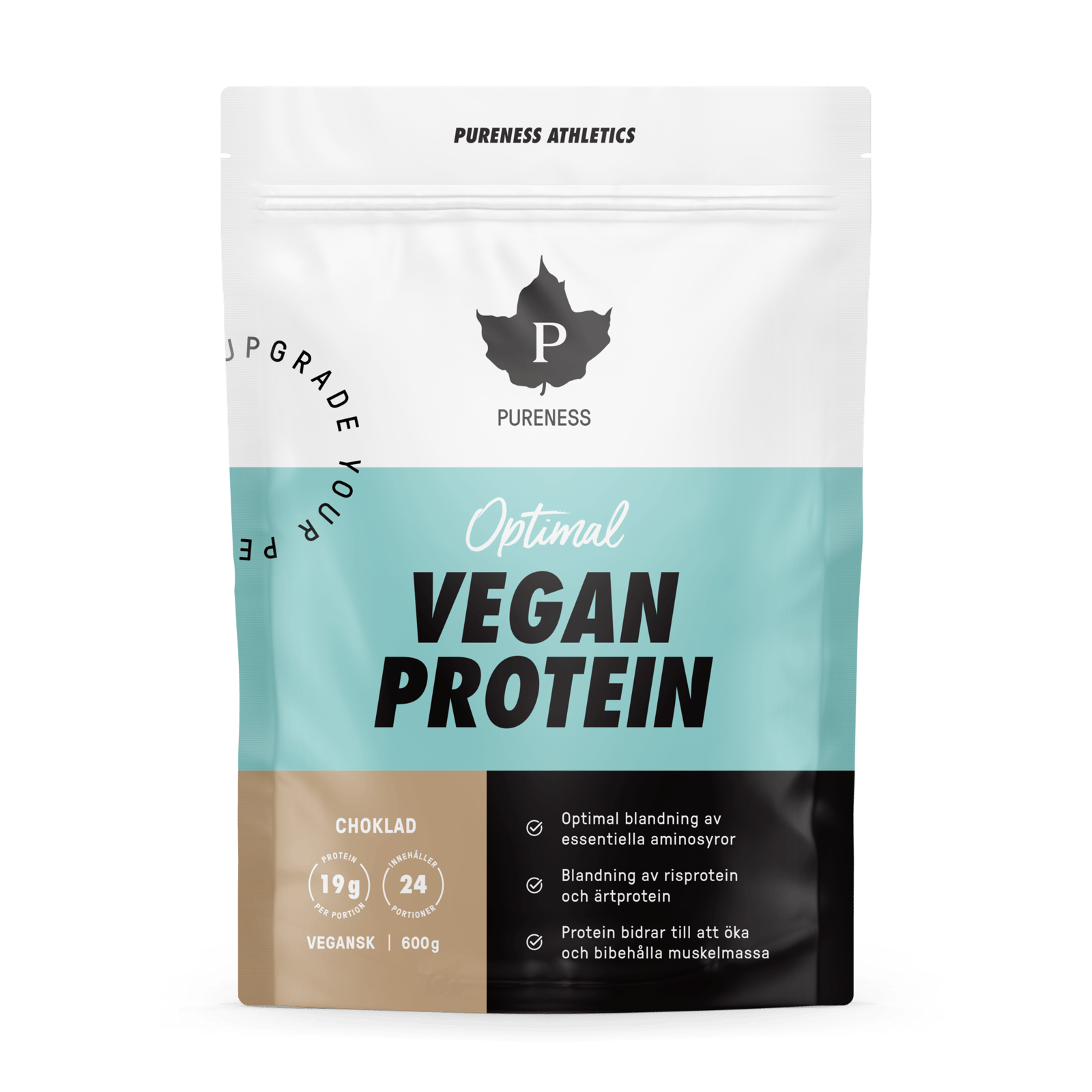 Pureness Athletics Optimal Vegan Protein Choklad 600 g