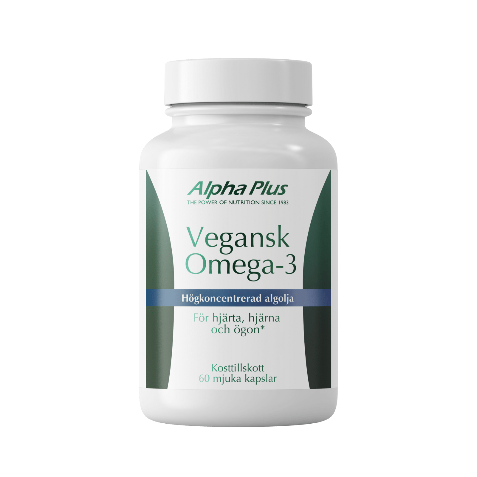 Alpha Plus Vegansk Omega-3 60 mjuka kapslar
