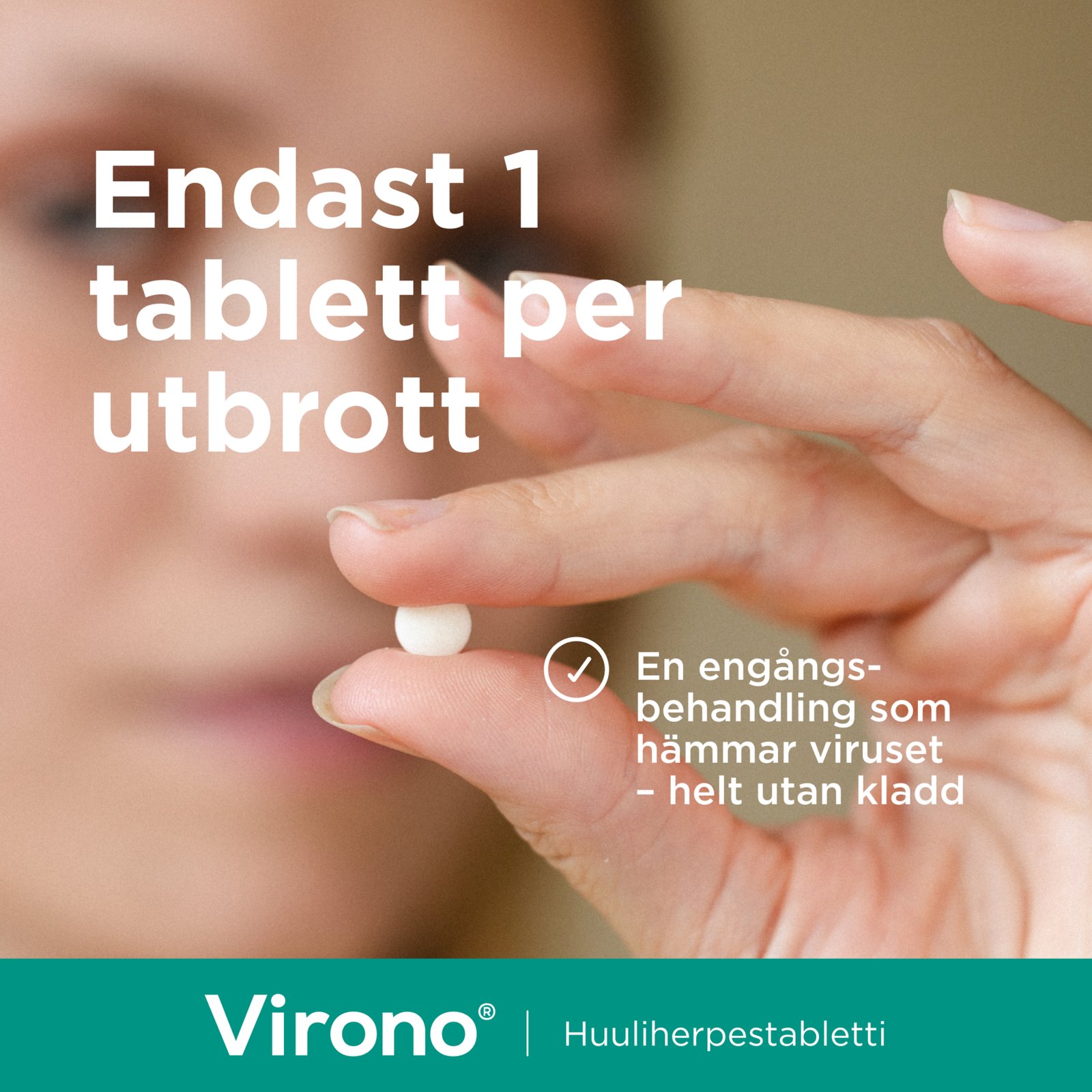Virono buckaltablett 50 mg, 1 st
