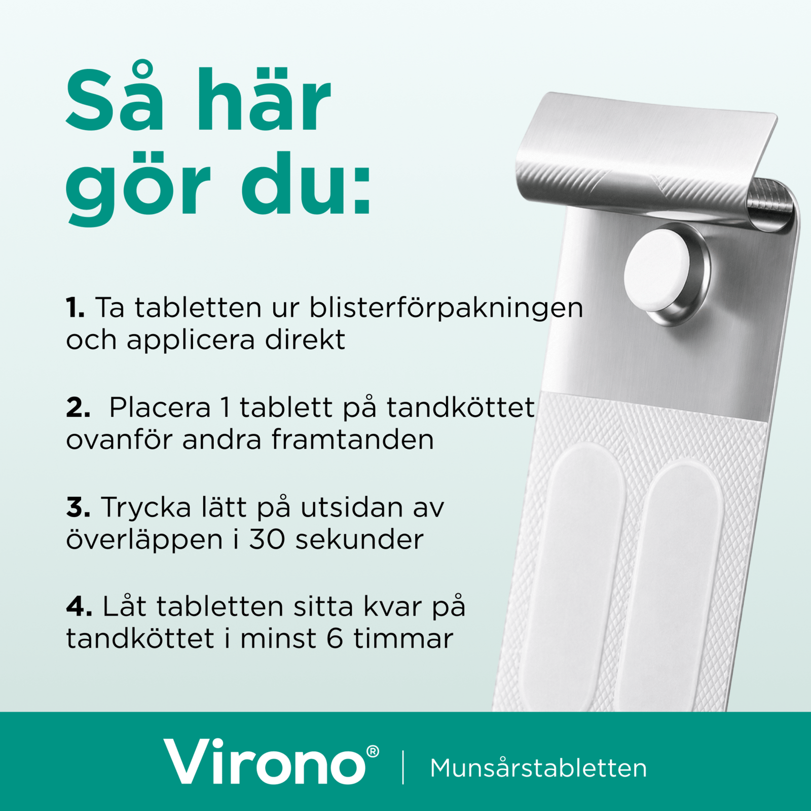 Virono buckaltablett 50 mg, 1 st