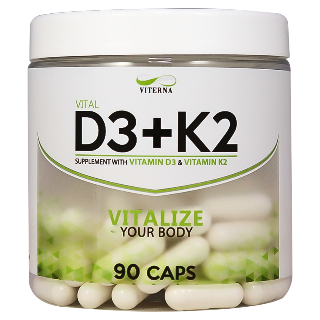 Viterna Vital D3 + K2 90 kapslar
