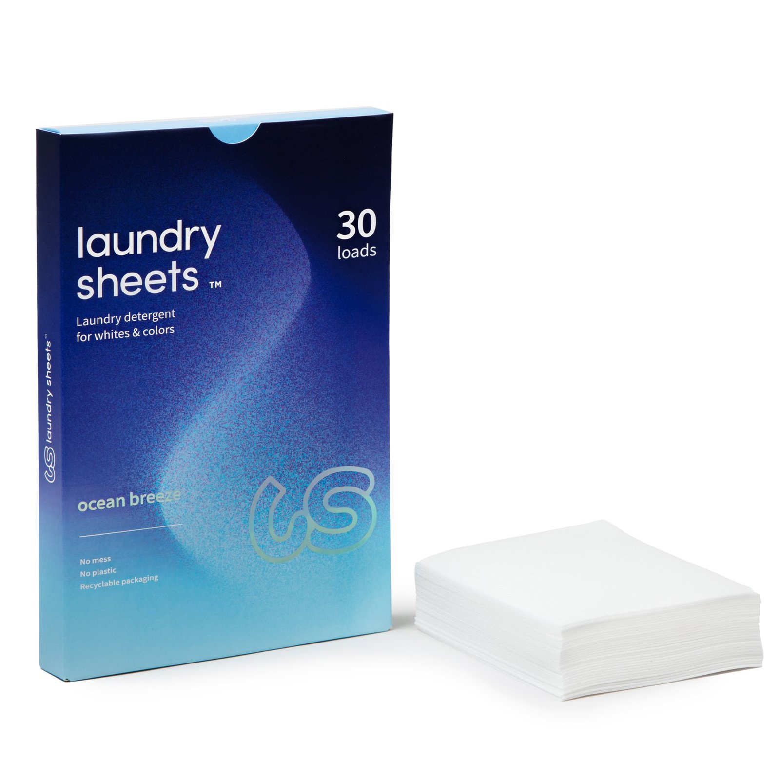 LAUNDRY SHEETS Tvättmedel Ocean Breeze 30 st