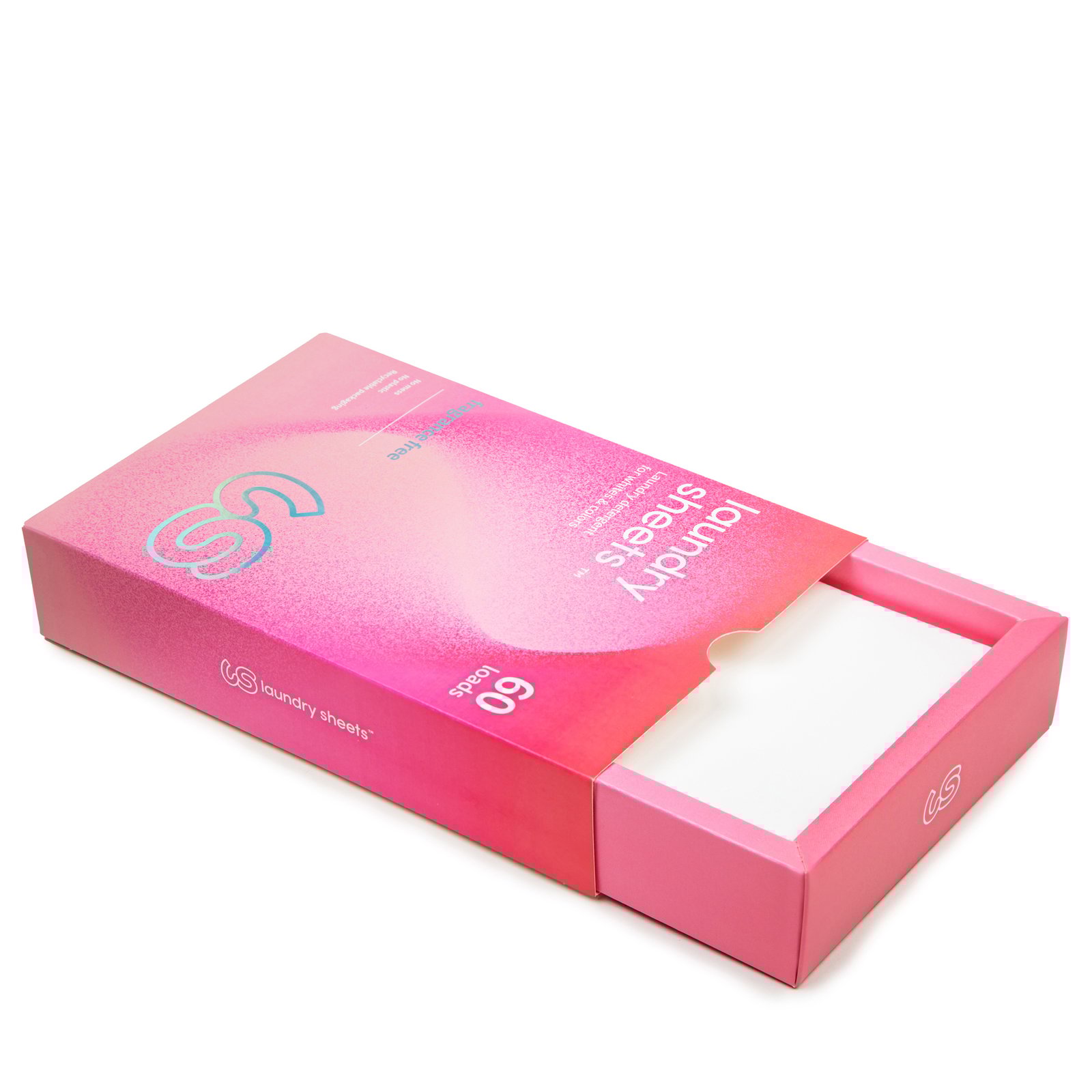 LAUNDRY SHEETS Tvättmedel Fragrance Free 60 st
