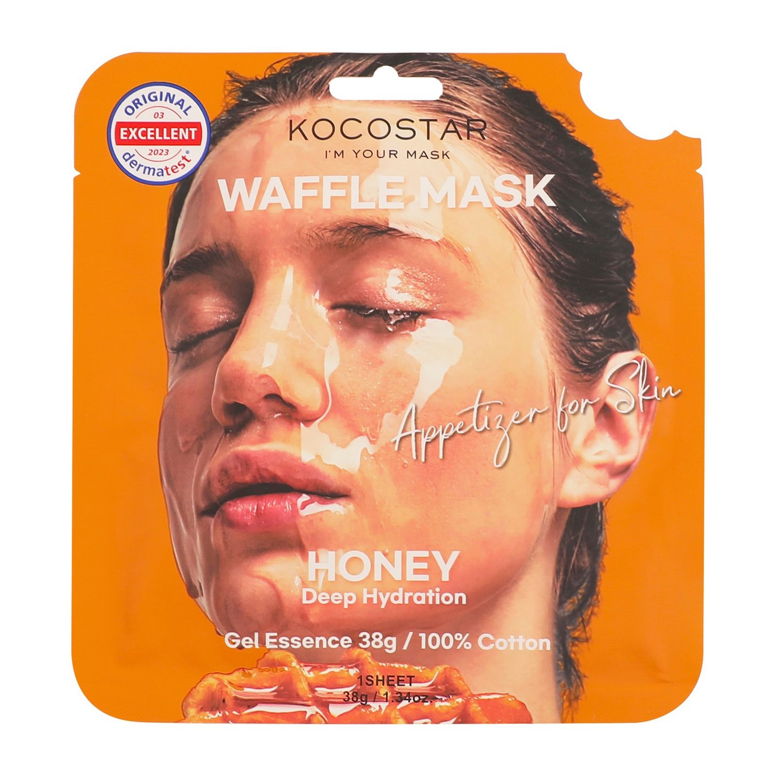 KOCOSTAR Waffle Mask Honey 1 st
