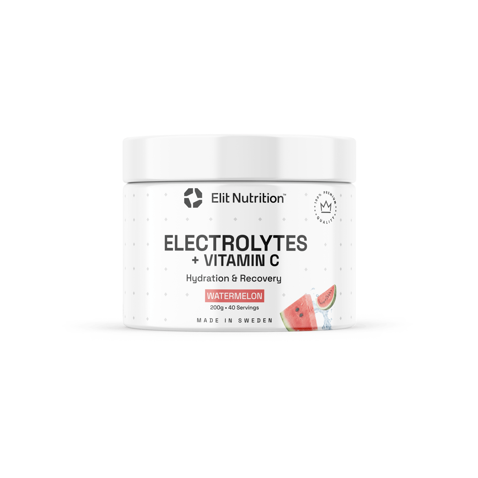 Elit Nutrition Electrolytes + Vitamin C 300 g - Vattenmelon