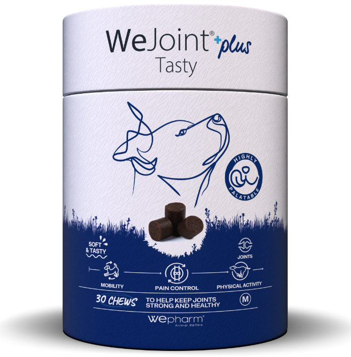 Wepharm WeJoint+ för små hundar Tasty Medium Soft-Chews Tuggbitar 30st