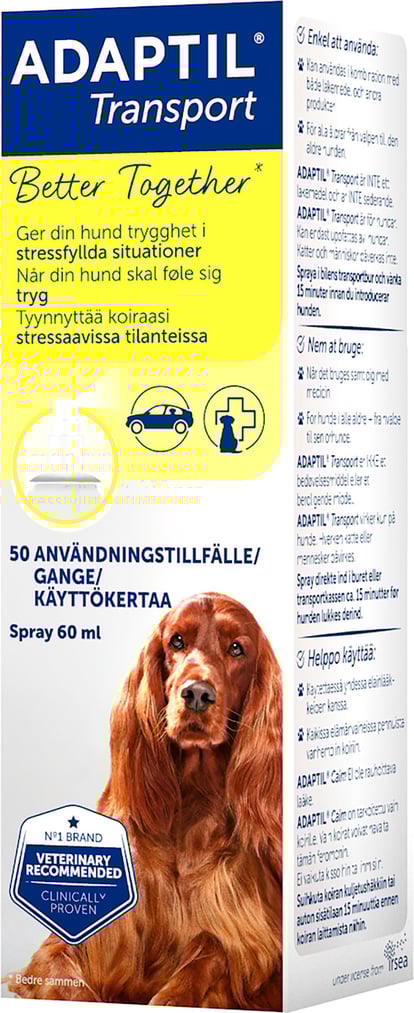 K p Adaptil Transport Spray 60 ml Apohem