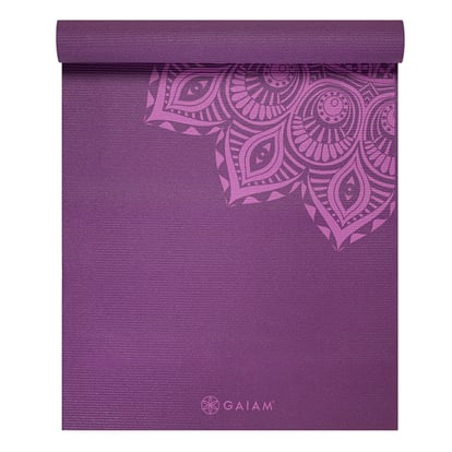 Köp GAIAM Yoga Mat Purple Mandala 6mm