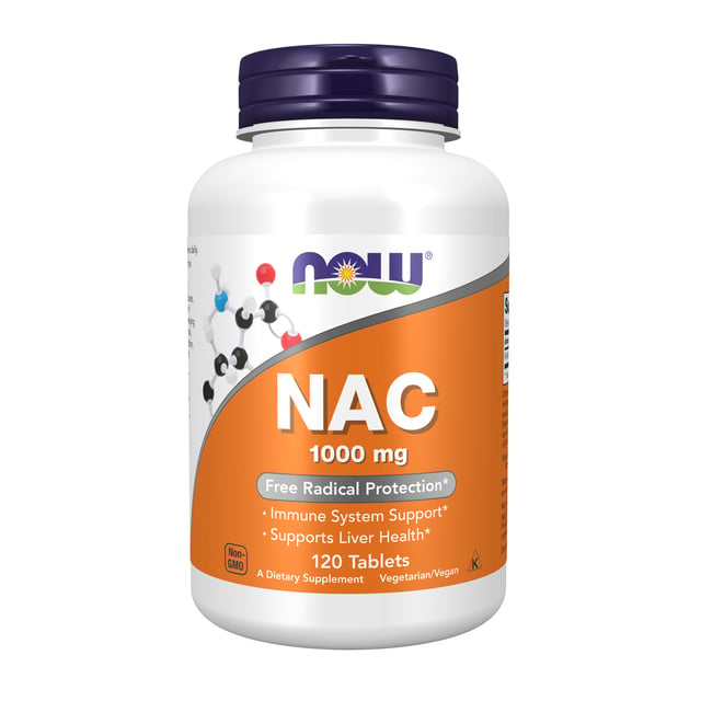 Now NAC 1000 mg 120 tabletter