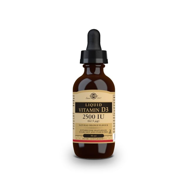Solgar Vitamin D3 flytande 2500 IU