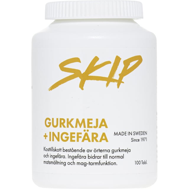Skip Gurkmeja+Ingefära 100 tabletter