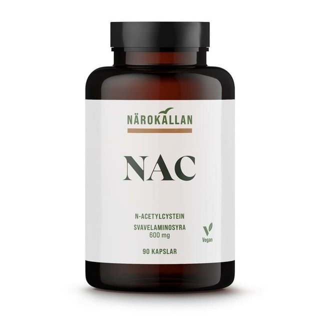 Närokällan NAC N-Acetylcystein 600mg 90 kapslar