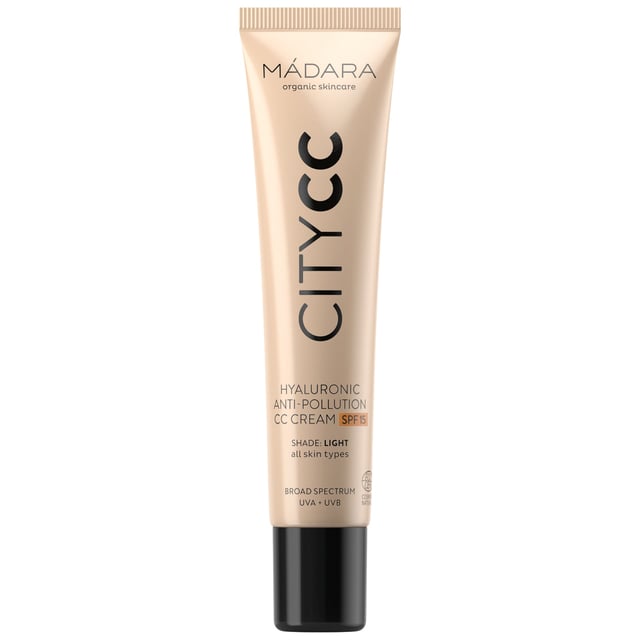 MÁDARA CityCC Hyaluronic Anti-pollution CC Cream SPF15 Light 40 ml