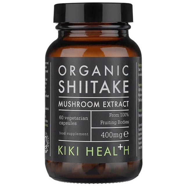 Kiki Health Organic Shiitake Extract Mushroom 60 kapslar