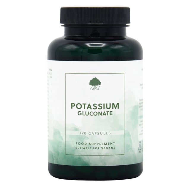 G&G Potassium kalium 120 kapslar