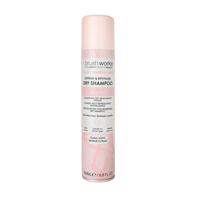 Brushworks Refresh & Revitalise Floral Dry Shampoo  200 ml