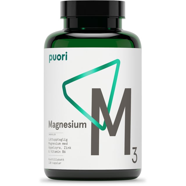 Puori M3 Magnesium 120 kapslar