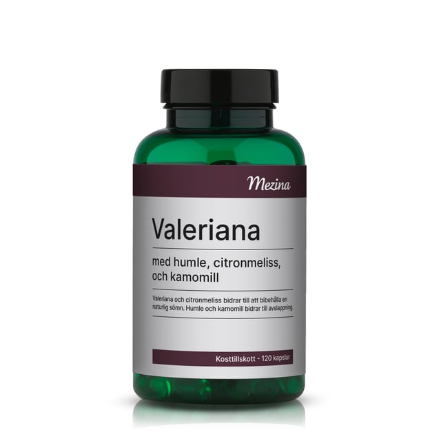 Mezina Valeriana + Humle, Citronmeliss och Kamomill