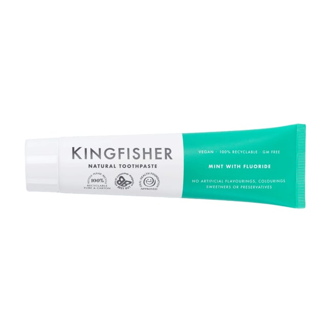 Kingfisher Mint Tandkräm Med Fluor 100 ml