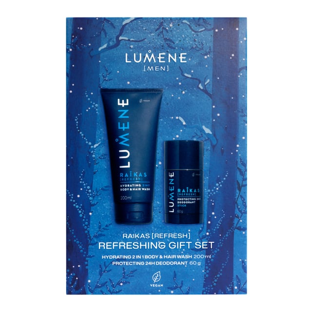 Lumene Men Raikas Refreshing Morning Gift Set 2026 2 pcs
