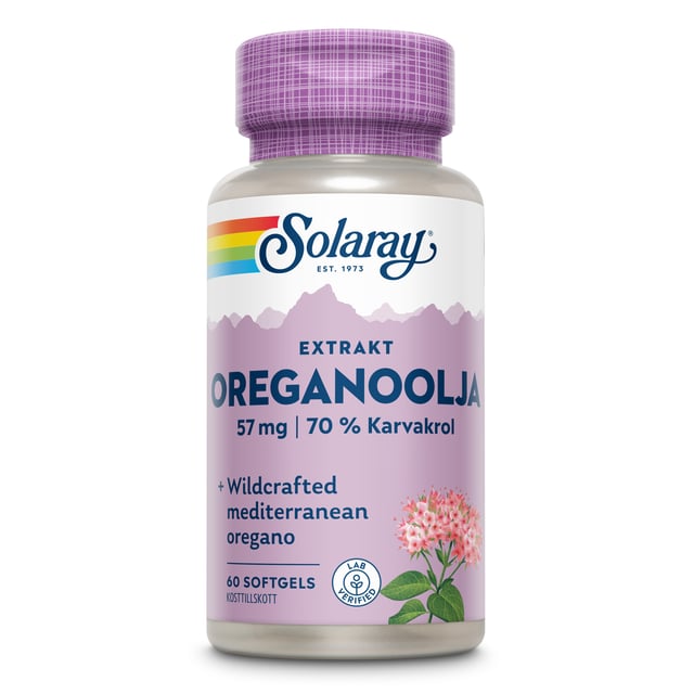 Solaray GPH Oreganoolja 60 kapslar