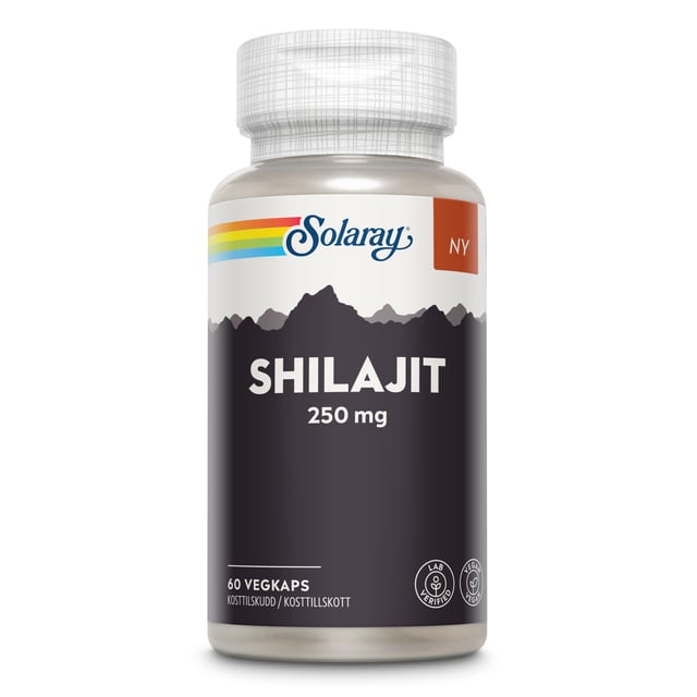 Solaray Shilajit 250 mg, 60 st