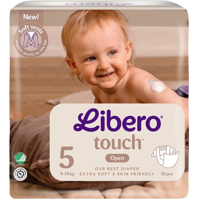 Libero Touch 5 Blöjor (9-14 kg) 33 st