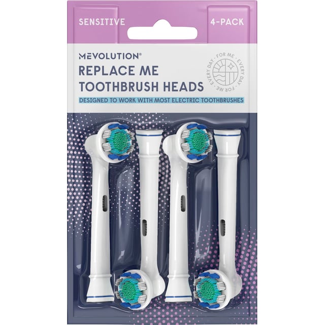 Mevolution Eltandborsthuvud Sensistive Refill 4 st