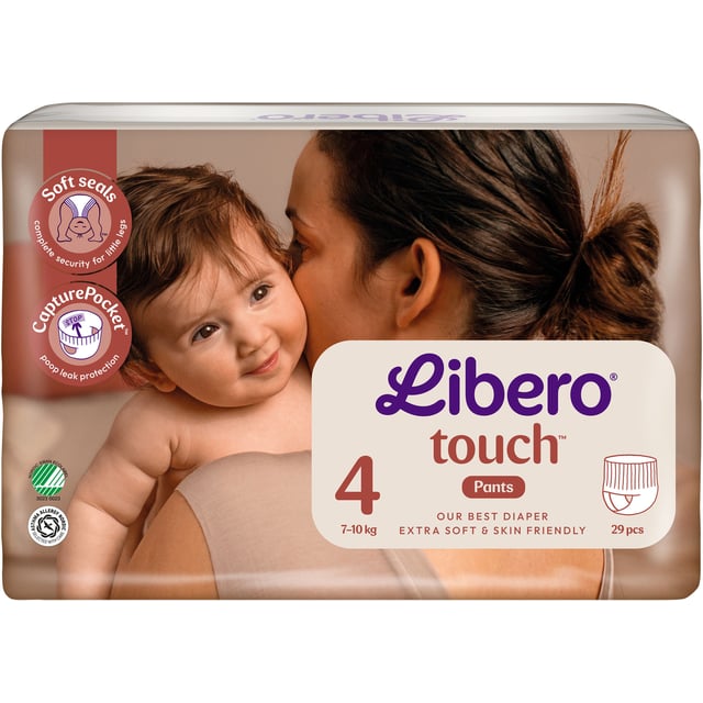 Libero Touch 4 Byxblöjor (7-10 kg) 29 st