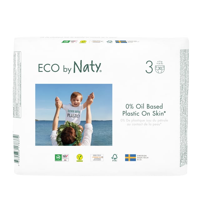 Naty Open Diaper Size 3 (4-9 KG) 30st