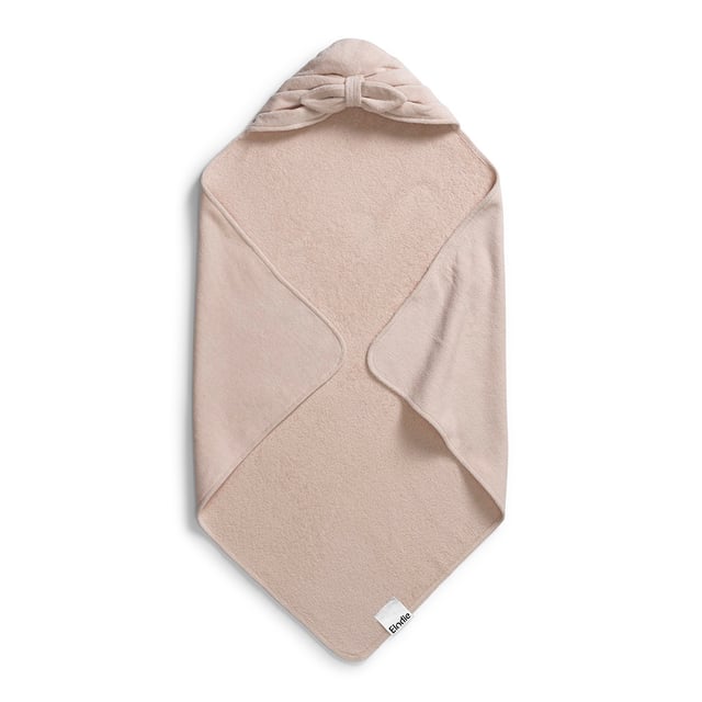 Elodie Hooded Towel Powder Pink Bow