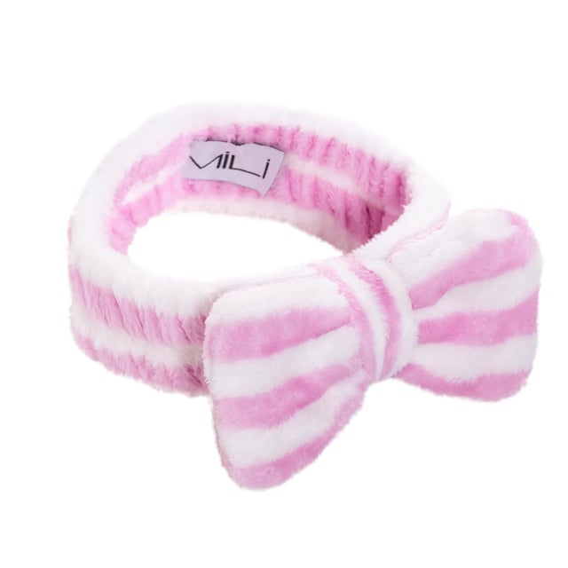 MILI Cosmetics Hair Band Stripe Pink