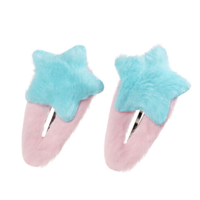 MILI Cosmetics Hair Pin Star Turquoise 2 st