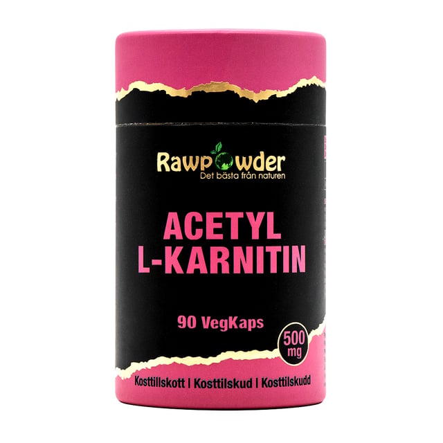 Rawpowder Acetyl L-Karnitin 500 mg 90 kapslar