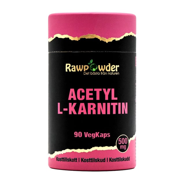 Rawpowder Acetyl L-Karnitin 500 mg 90 kapslar