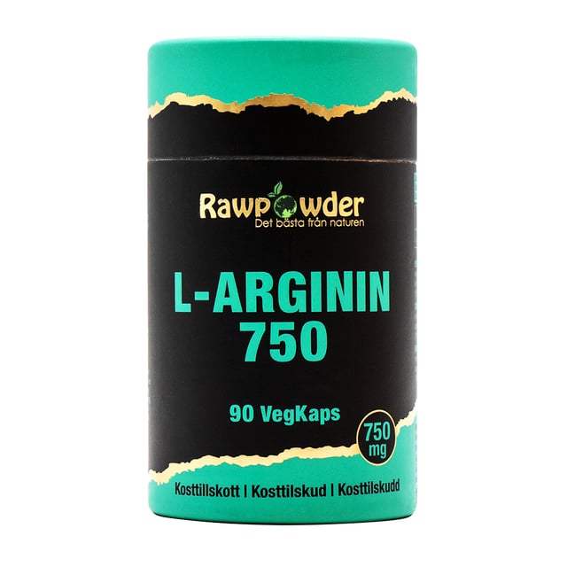 Rawpowder L-Arginin 750 mg 90 kapslar