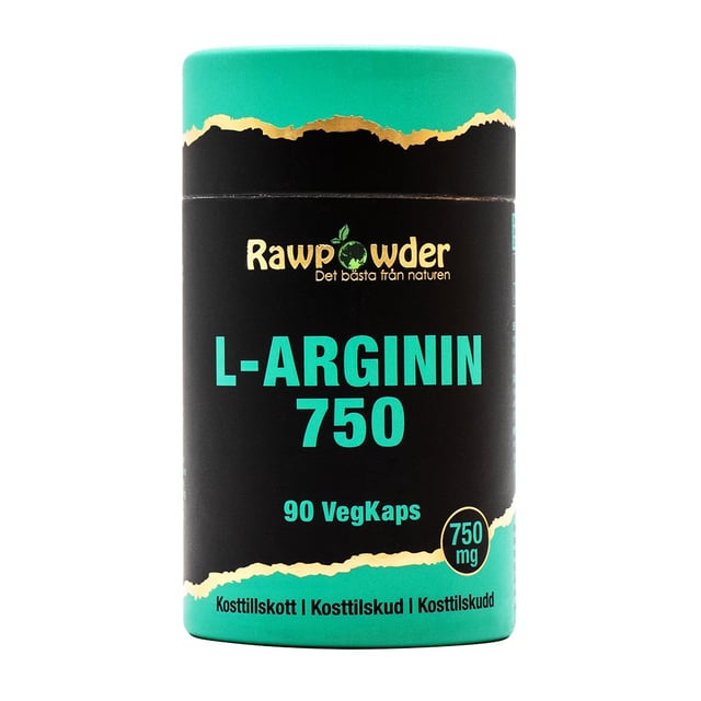 Rawpowder L-Arginin 750 mg 90 kapslar