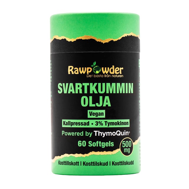 Rawpowder Svartkumminolja 500mg 60 st