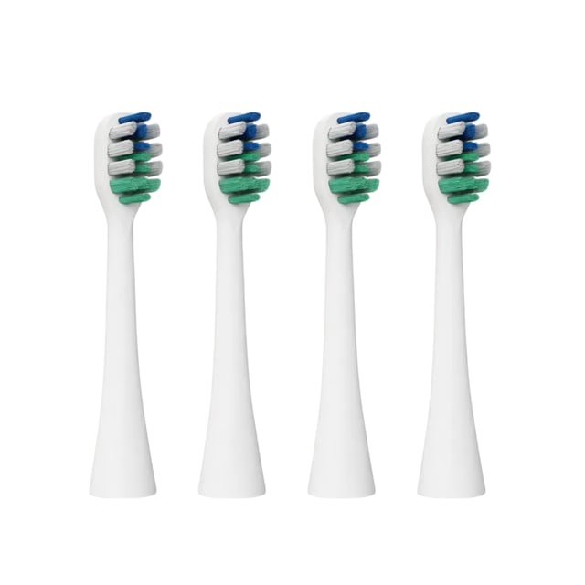 Orta DuPont™ Borsthuvuden Vit - Skonsam & Effektiv Rengöring 4-pack