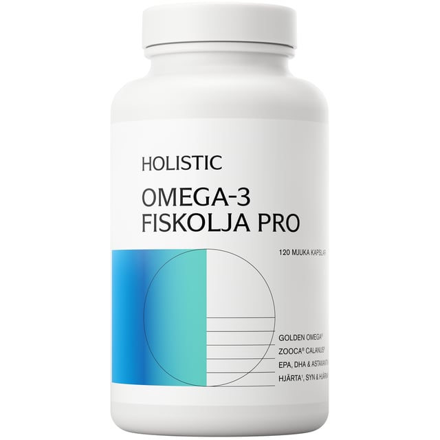 Holistic Omega-3 fiskolja Pro 120 kapslar