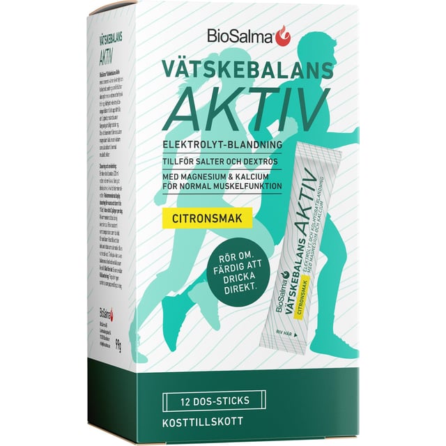BioSalma Vätskebalans Aktiv 12 dos-sticks
