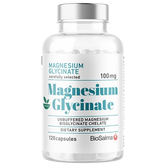 BioSalma Magnesium Glycinate 120 kapslar