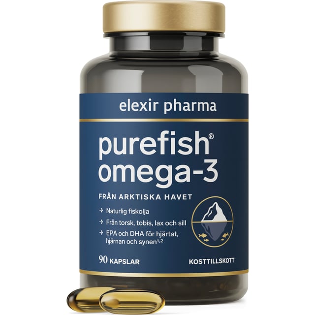 Elexir Pharma Purefish® 90 kapslar