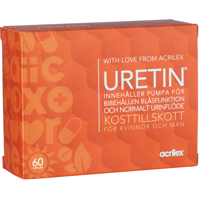 Acrilex Uretin 60 kapslar