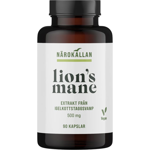 Närokällan Lions Mane 90 kapslar