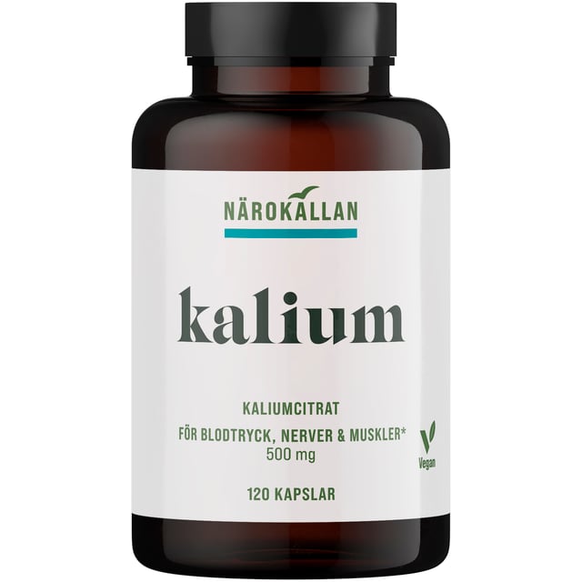 Närokällan Kaliumcitrat 120 kapslar