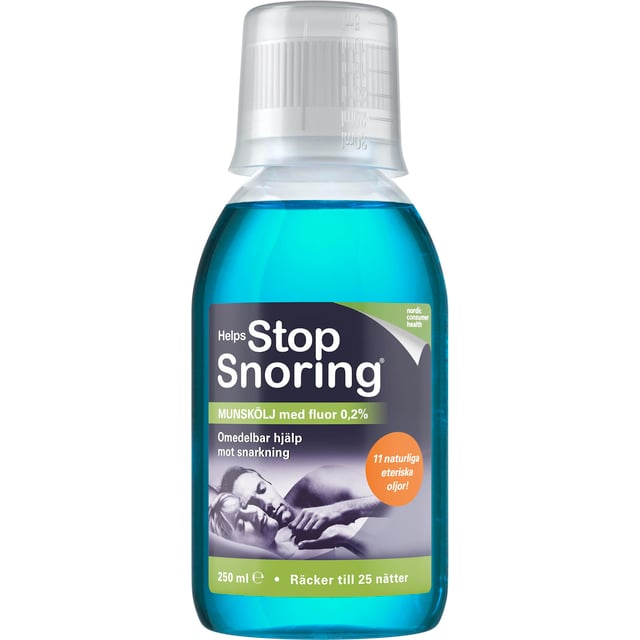 Helps Stop Snoring Munskölj 250 ml
