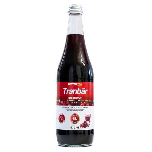 Better You Tranbärskoncentrat 630 ml